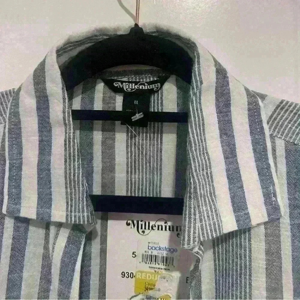NWT MILLENIUM striped dress size medium - Picture 5 of 5